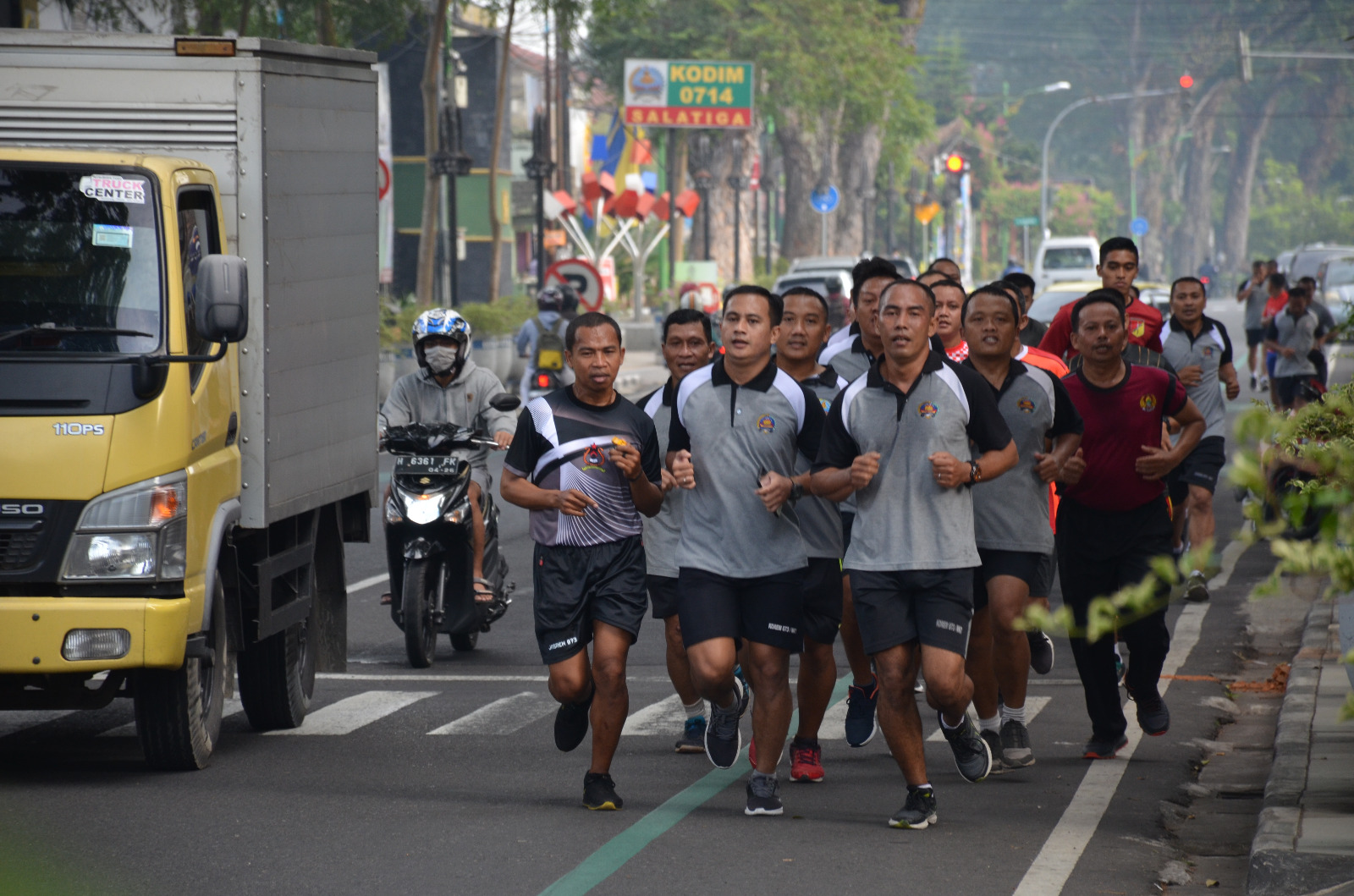 Jaga Kesehatan dan Kebugaran Tubuh, Prajurit Korem 073/Makutarama Aerobik Bersama